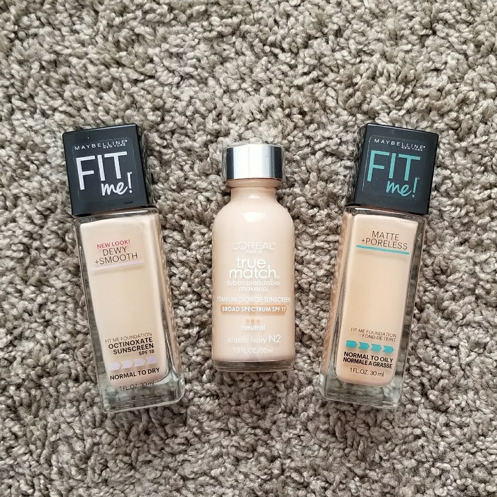 Maybelline & L'oreal Foundations